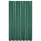 Krovni paneli 12 kom od pocinčanog čelika zeleni 60x36 cm | shoptok.hr