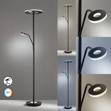 Fischer & Honsel Črna LED zatemnitvena stoječa svetilka (višina 180 cm) Dent – | Shoptok.si