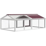Boks za životinje boja kave 200x112,5x74 cm od masivne borovine | shoptok.hr