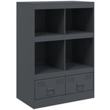 Maison Chic Komoda - Predalnik antracitna 67x39x95 cm jeklo, (21715972) Cene