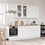  Kuhinjska jedinica LYON 8 kom. Bijela Konstruirano drvo - Bijela 80 cm Cijene