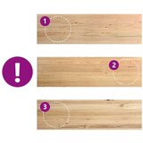  Okenske police 2 kosa neobdelana 140x40x2 cm trdna hrastovina | Shoptok.si