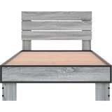  Okvir za krevet boja hrasta 75x190 cm konstruirano drvo i metal | shoptok.hr