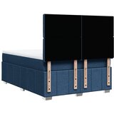  Krevet s oprugama i madracem plavi 160x200 cm od tkanine | shoptok.hr