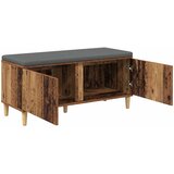  Klupa za hodnik s jastukom Staro drvo 100 x 38 x 46 cm | shoptok.hr