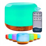  RGB aroma difuzor vlažilec zraka z daljinskim upravljalnikom 300ml rjav Cene