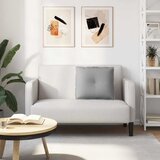  Jastuk za leđa Oblačnosiva 60 x 19 x 50 cm tkanina | shoptok.hr