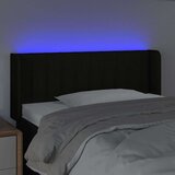 vidaXL LED uzglavlje crno 103x16x78/88 cm od tkanine | shoptok.hr