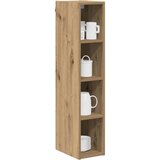 vidaXL Viseča omarica s polico Riga Umetni hrast 20 x 29,5 x 100 cm | Shoptok.si