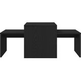  Stolovi za slaganje Crni hrast 100 x 48 x 40 cm | shoptok.hr