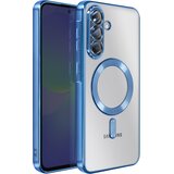 AVIZAR Ovitek za Samsung Galaxy A36, združljiv z MagSafe, s kromiranim robom, Modra, (5000189180) | Shoptok.si