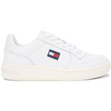 Tommy Jeans Niske tenisice 'BASKET' mornarsko plava / svijetlo crvena / bijela | shoptok.hr