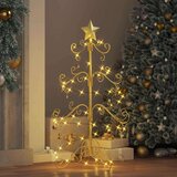 vidaXL Metalna božićna jelka Zlatno 90 cm Čelik s praškastim premazom | shoptok.hr