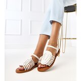 D/CEO White flat Roman sandals Everlay | shoptok.hr