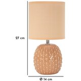 Mauro Ferretti Stolna lampa keramička boja breskve s tekstilnim sjenilom (visina 27 cm) Pontus – | shoptok.hr