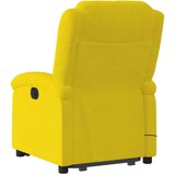  Masažni naslonjač na podizanje žuti baršunasti | shoptok.hr