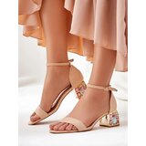 Resti Women's sandals with a decorative heel Ballou | shoptok.hr