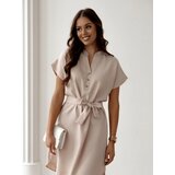 Resti Women’s mini dress with short sleeves and a buttoned neckline | Shoptok.si