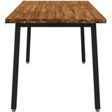  Kvadratni blagovaonski stol 160 x 80 x 75 cm Prirodna | shoptok.hr