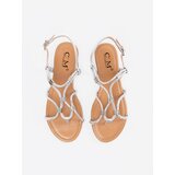 Shelvt Silver Women's Flip Flops | Shoptok.si