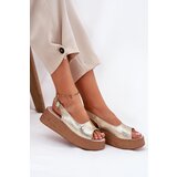 VINCEZA Ladies leather wedge sandals | shoptok.hr