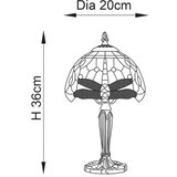  Endon 64088 - Stona lampa Tiffany DRAGONFLY 1xE14/40W/230V pr. 20 cm | Eponuda.com