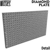 Green Stuff World Diamond Plate Rolling Pin | Teksturni valjak metalna ploča | Eponuda.com