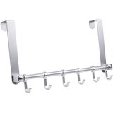 INF Aluminijasto obešalo za obeske nad vrati za spalnico, kopalnico in več Silver, (21333106) Cene