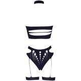 Le Désir Plus Size - 3-delni komplet spodnjega perila - črna (XL-4XL) | Shoptok.si