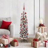 vidaXL Umestno božično drevo Zelena 120 cm PVC, jeklo in plastika | Shoptok.si