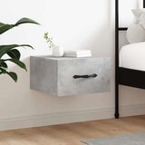 vidaXL Stenska nočna omarica betonsko siva 35x35x20 cm | Shoptok.si
