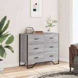 vidaXL Komoda boja hrasta sonome 91 x 35,5 x 74,5 cm konstruirano drvo | shoptok.hr