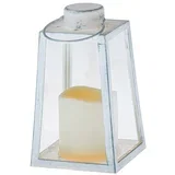 Bijela LED lanterna na baterije (visina 18 cm) –