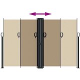  Bočna tenda na uvlačenje smeđesiva 160x1200 cm | shoptok.hr