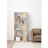 Tvilum Krem biblioteka u dekoru hrasta 80x173,5x29,5 cm Maze – | shoptok.hr