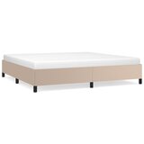  Okvir za krevet boja cappuccina 200x200 cm od umjetne kože | shoptok.hr