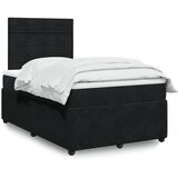  box spring s madracem crni 120 x 190 cm baršunasti | shoptok.hr
