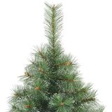 vidaXL Umjetno božićno drvce s stalakom Zelena 210 cm PE i PVC | shoptok.hr