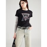 Guess Majica roza / pastelno roza / crna / bijela | shoptok.hr