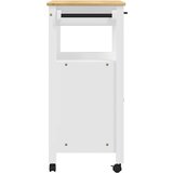  Kuhinjska kolica MONZA 84 x 40 x 88,5 cm od masivne borovine | shoptok.hr