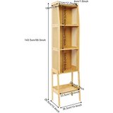 SupplySwap Knjigarna, moderna stil, 4-nivojski dizajn, 143cm, (5000250319) | Shoptok.si