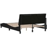  Okvir za krevet bez madraca crni 140 x 190 cm od tkanine | shoptok.hr