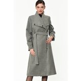 Dewberry Z6645 WOMEN'S COAT-LIGHT GREY | Shoptok.si