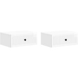  Noćni ormar 2 pcs Bijela visokog sjaja 49 x 34,5 x 20 cm | shoptok.hr