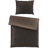 Dieter Knoll OBOJESTRANSKA POSTELJNINA STRIPES DK 140/200 cm saten rjava Cene