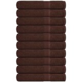 vidaXL Brisače 10 kos rjava 100x200 cm 360 g/m² 100% bombaž | Shoptok.si