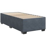 Boxspring krevet s madracem Tamnosiva 90 x 200 cm Baršun | shoptok.hr
