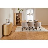 Actona Biblioteka u dekoru hrasta u prirodnoj boji 100x160x40 cm Colima – | shoptok.hr