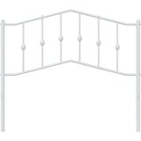  Metalno zamjensko uzglavlje bijelo 107 cm Crna | Shoptok.si