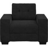SOFA fotelja crna 100x78x80 cm baršun | shoptok.hr